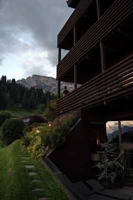 Foto Außenansicht Saleghes Dolomites Residence