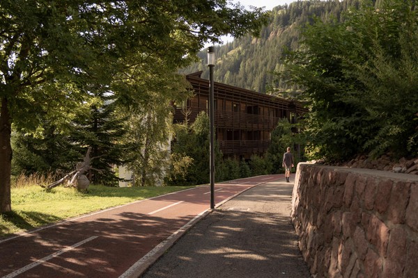 Foto Außenansicht Saleghes Dolomites Residence