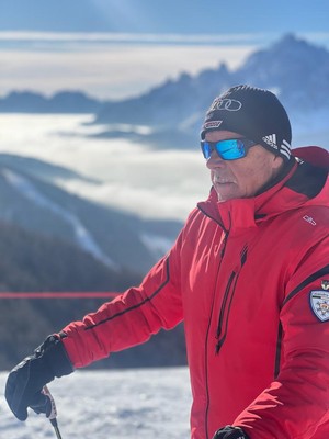 Skilehrer Carlo Apollonio Cortina d'Ampezzo