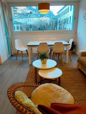Der Wohnraum Ferienwohnungen Valtellina Vacanze