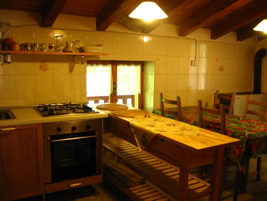 Foto della cucina Appartamenti in baita Pialemont Champorcher