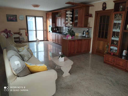 The living area Apartment In Media Valcamonica