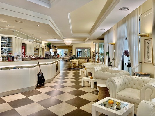 Die Gemeinschaftsräume Hotel Brescia