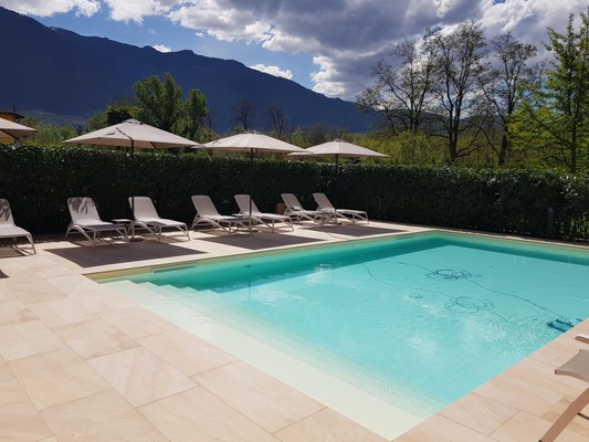 Photo of the outdoor swimming pool