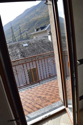 Foto del balcone Baita Valtellina