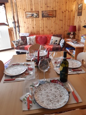 The living area Apartment Sella Ronda