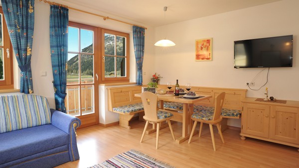 The living area Farmhouse apartments Wegerhof