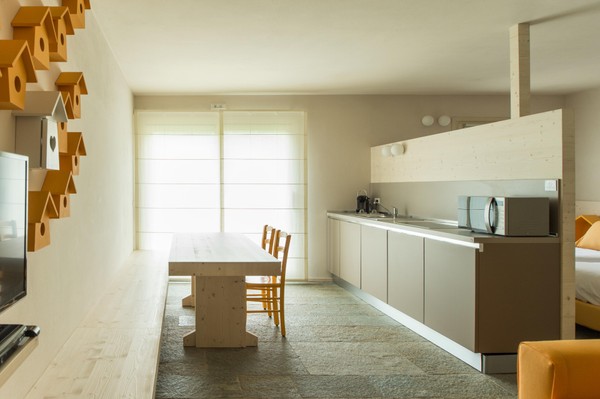 The living area Farmhouse apartments Quader