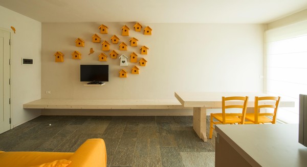 The living area Farmhouse apartments Quader