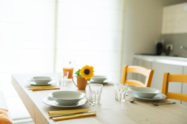 The living area Farmhouse apartments Quader