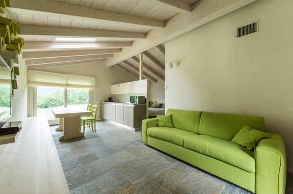 The living area Farmhouse apartments Quader