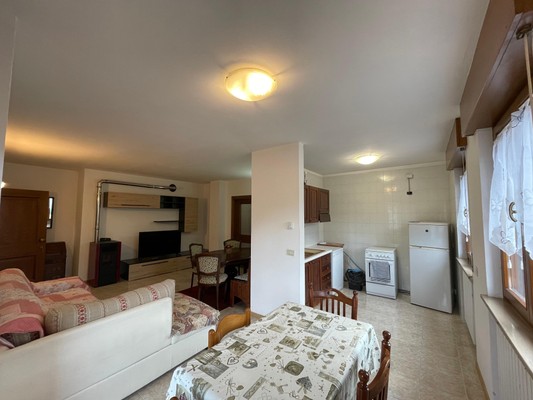 La zona giorno Appartamenti Villa Nani - Chalet degli Alpini