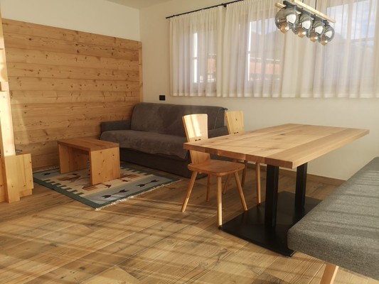 La zona giorno Appartamenti Chalet Soredlin