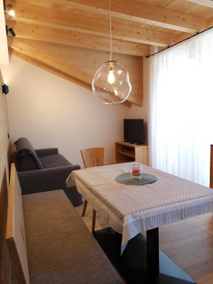 La zona giorno Appartamenti Chalet Soredlin