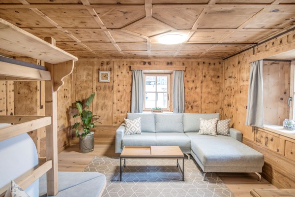 Der Wohnraum Ferienwohnung auf dem Bauernhof Pfitscherhof