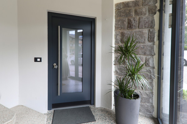 The entrance