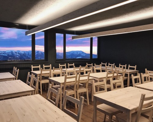 Il ristorante Borno Monte Altissimo