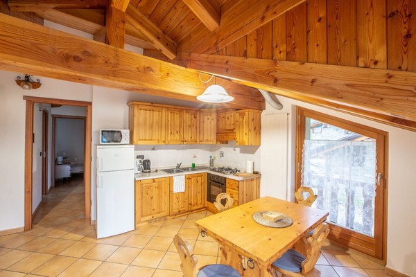 Foto der Küche Casa Alpina Sarre