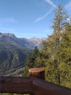 Vista dalla struttura