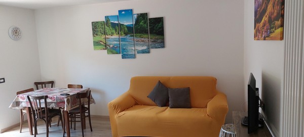 La zona giorno Appartamento Croz del Mezdi