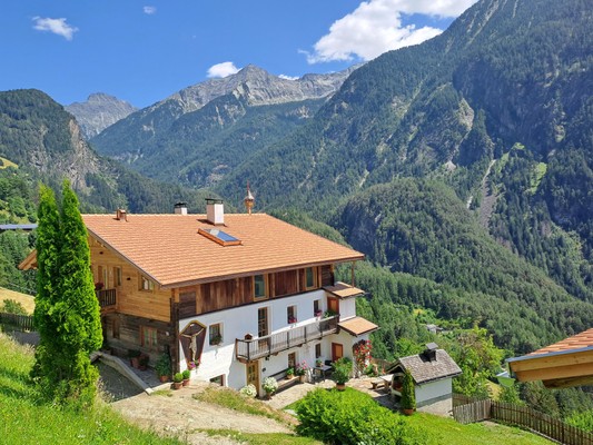 Foto Außenansicht Ferienwohnung auf dem Bauernhof Das Wegergut