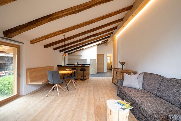 The living area Farmhouse apartment Das Wegergut