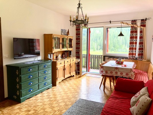 Der Wohnraum Ferienwohnung Casa Isotta