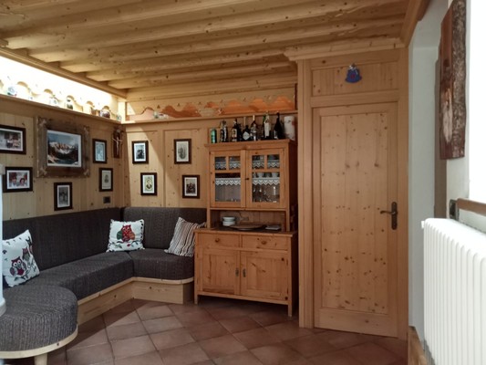 The living area Apartment in hut Chalet Val