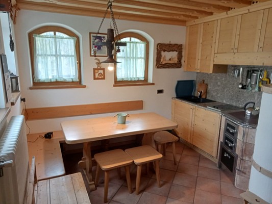 The living area Apartment in hut Chalet Val