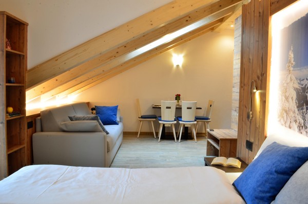 The living area Aria Alpina Guest House