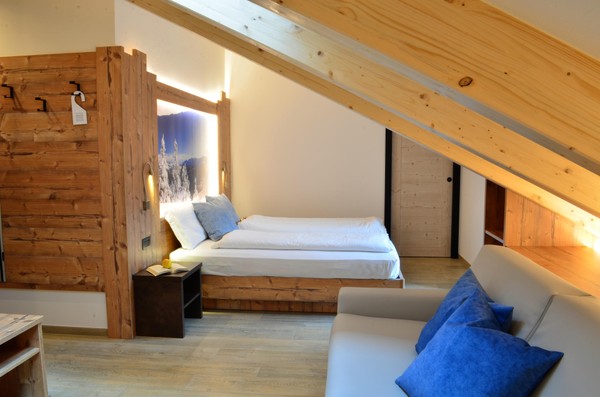 The living area Aria Alpina Guest House