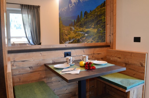 The living area Aria Alpina Guest House