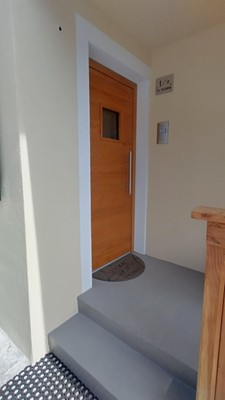 The entrance