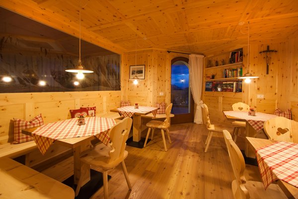The restaurant Selva Gardena / Wolkenstein Aghél