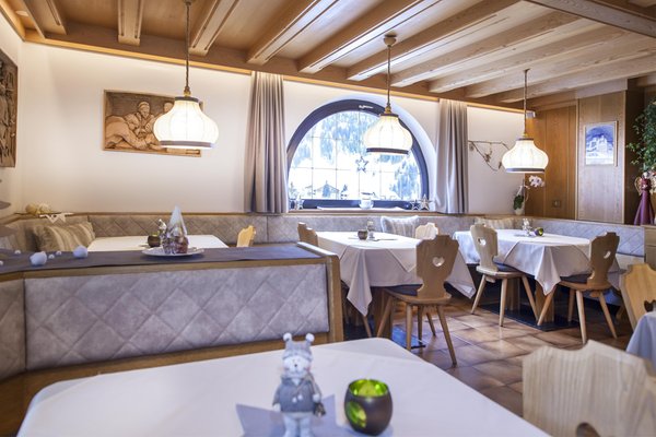 Il ristorante Selva Gardena La Majon & Dependance