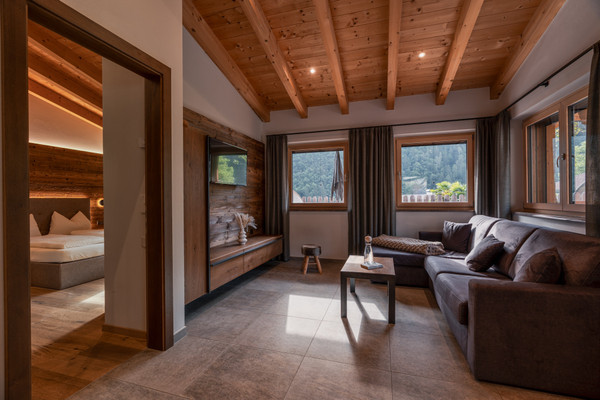 Il salotto Appartamenti in agriturismo Chalet Resort Innerluferhof