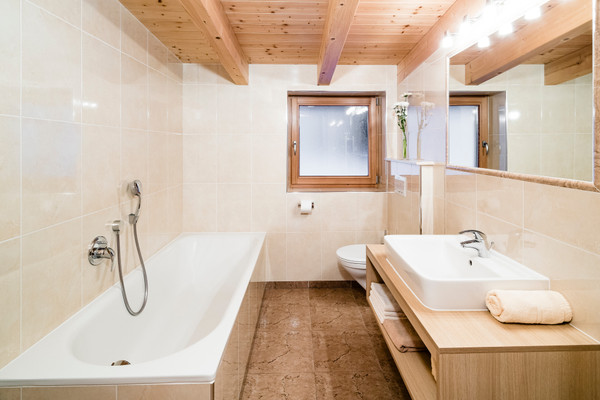 Foto del bagno Appartamenti Haus am Lärchenwald