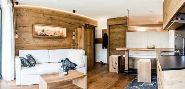 Der Wohnraum Garni-Hotel Soraiser Dolomites Small & Luxury