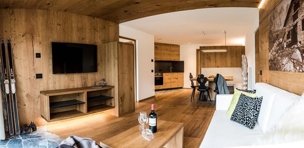 The living area Garni-Hotel Soraiser Dolomites Small & Luxury
