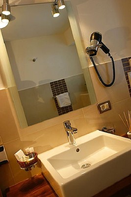 Photo of the bathroom B&B-Hotel + Apartments Villa Erna