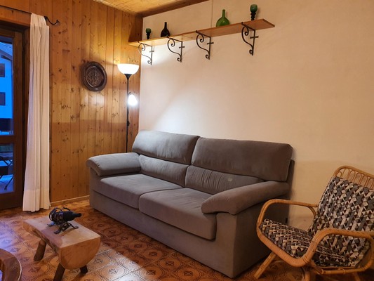 La zona giorno Appartamento La Finestra sui Monti