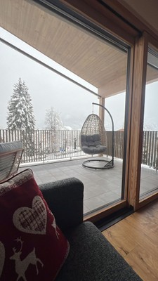La zona giorno Dolomia Apartment