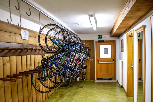 The bike storage