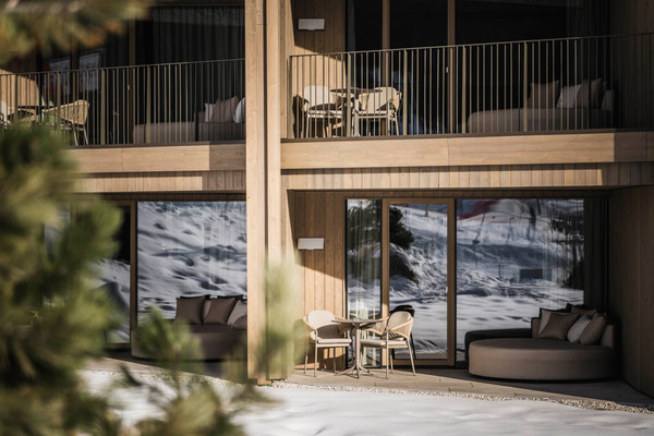 Foto esterno Hotel Cendevaves Alpine Silence