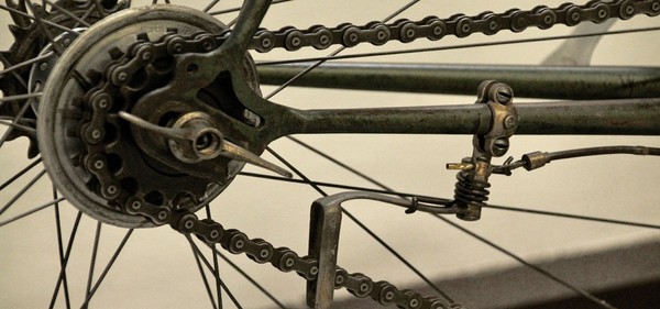 Foto einiger Details Il Velocipede