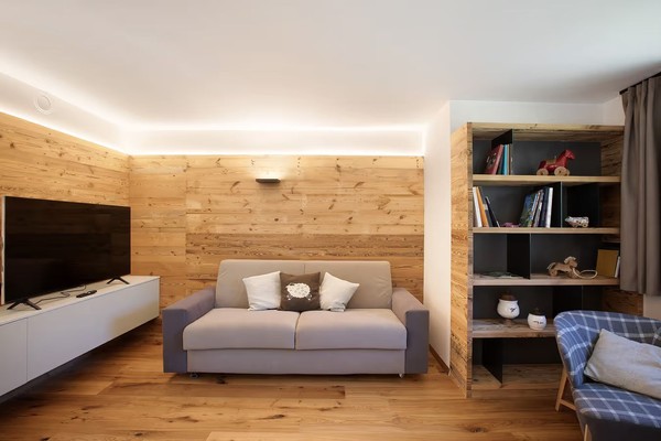 The living area Apartments Valgrisa Mountain Lodges