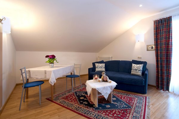 La zona giorno Hotel Italia
