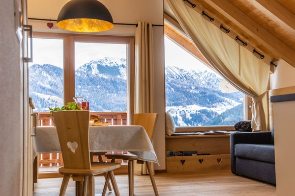 The living area Farmhouse apartments Picedac