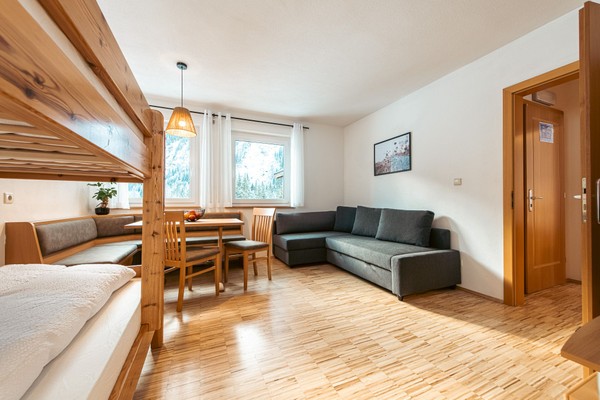 La zona giorno Felda Appartements
