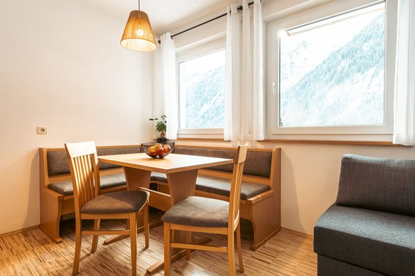 La zona giorno Felda Appartements